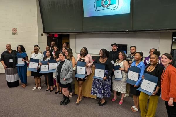 students getting awards