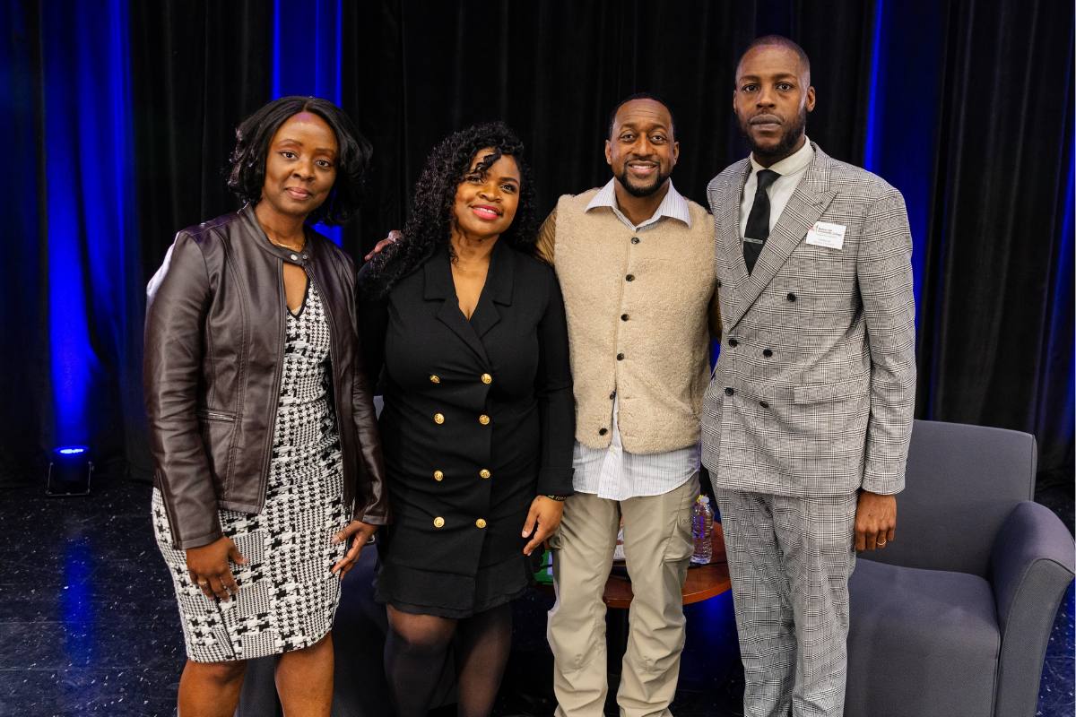 Jaleel White with BHCC Staff