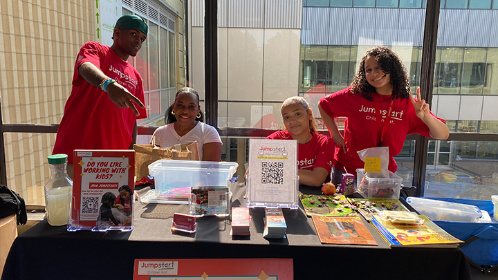 jumpstart enrollment booth