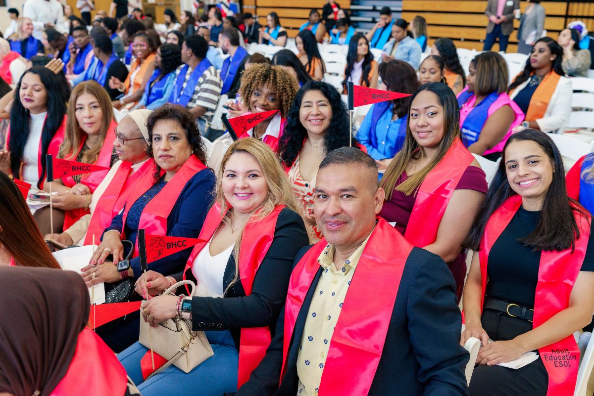Students at the event