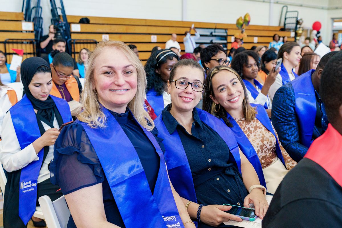 Students at the event