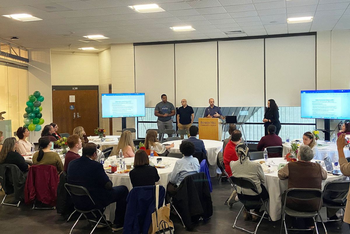 guests at the community breakfast