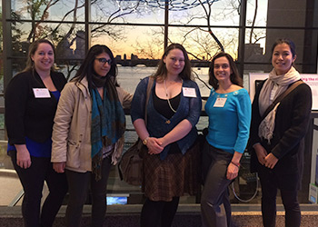 BHCC students at the Women and Girls in STEM Networking Evening