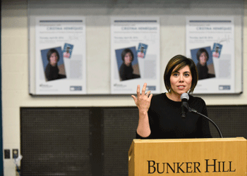 Cristina Henriquez Speaks at  Bunker Hill Community College