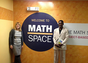 Humphrey Fellows visit MathSpace