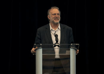 Jerry Greenfield of Ben & Jerry's  speak to Bunker Hill students
