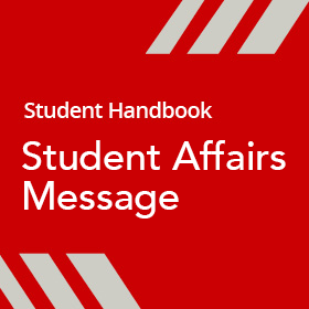 Student Handbook Student Affairs Message